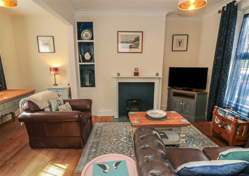 The living area at 1 Albion Place, Whitby