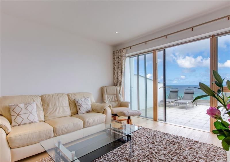 Enjoy the living room at 1 and Only, Carbis Bay