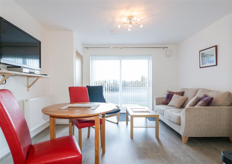 The living area at 1 Astor Court, Newquay