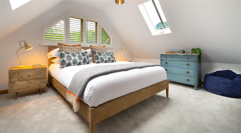 The double bedroom at 1 Bagden Farm Cottage in Dorking, Surrey
