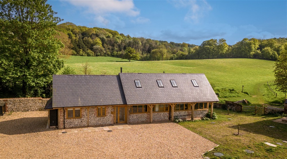 The exterior of 1 Bagden Farm Cottage, Surrey at 1 Bagden Farm Cottage in Dorking, Surrey
