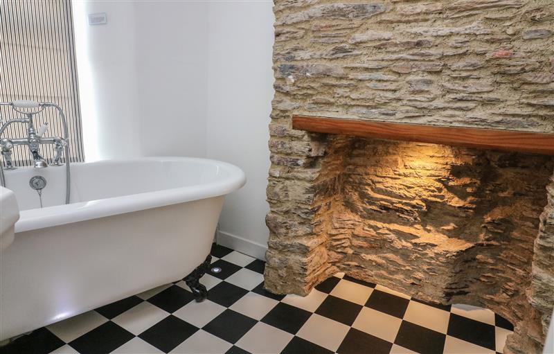 This is the bathroom at 1 Baileys Cottage, Stoke Fleming