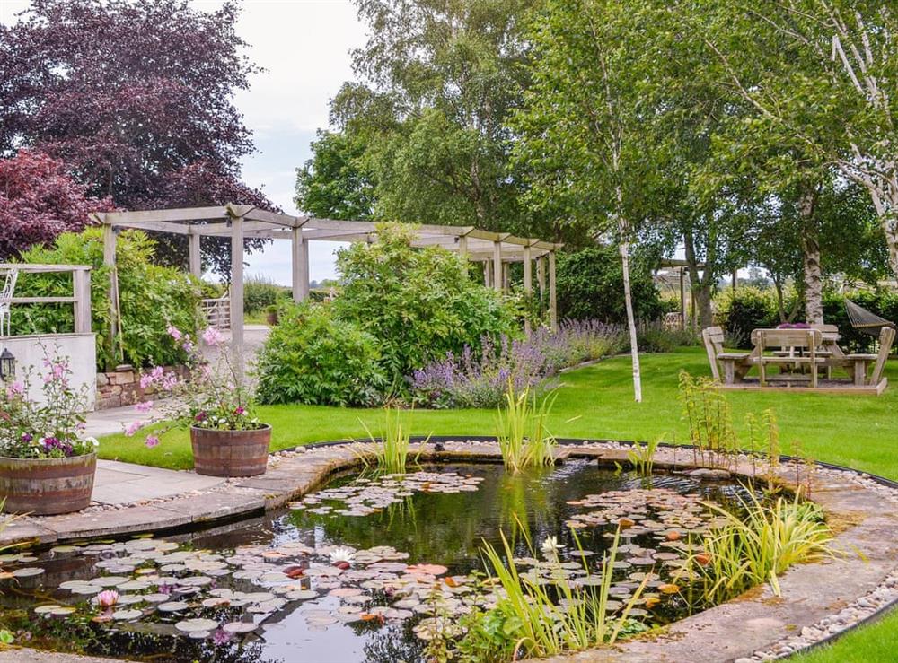 Garden at 1 Beacon Cottage in Ivegill, Cumbria