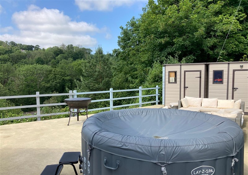 Spend some time in the hot tub at 1 Bryn Beudy, Stepaside