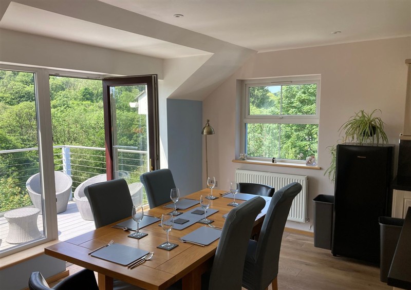 The dining room at 1 Bryn Beudy, Stepaside