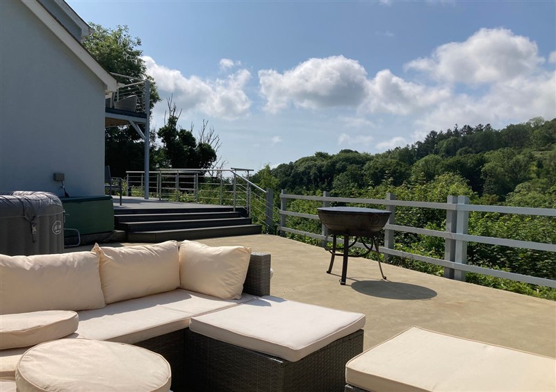 This is the patio at 1 Bryn Beudy, Stepaside