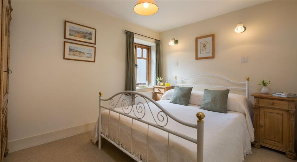 The large double bedroom at 1 Cart Lodge Barn in Upper Sheringham, Norfolk
