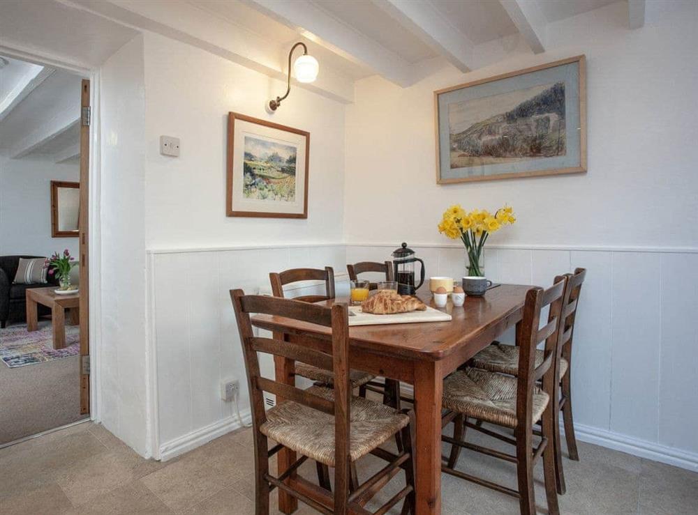 Dining Area at 1 Castle Cottage in Bow Creek, Nr Totnes, South Devon., Great Britain