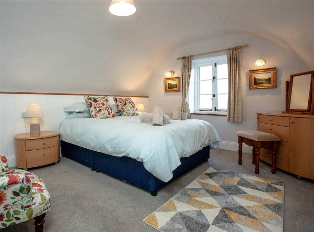 Double bedroom at 1 Castle Cottage in Bow Creek, Nr Totnes, South Devon., Great Britain