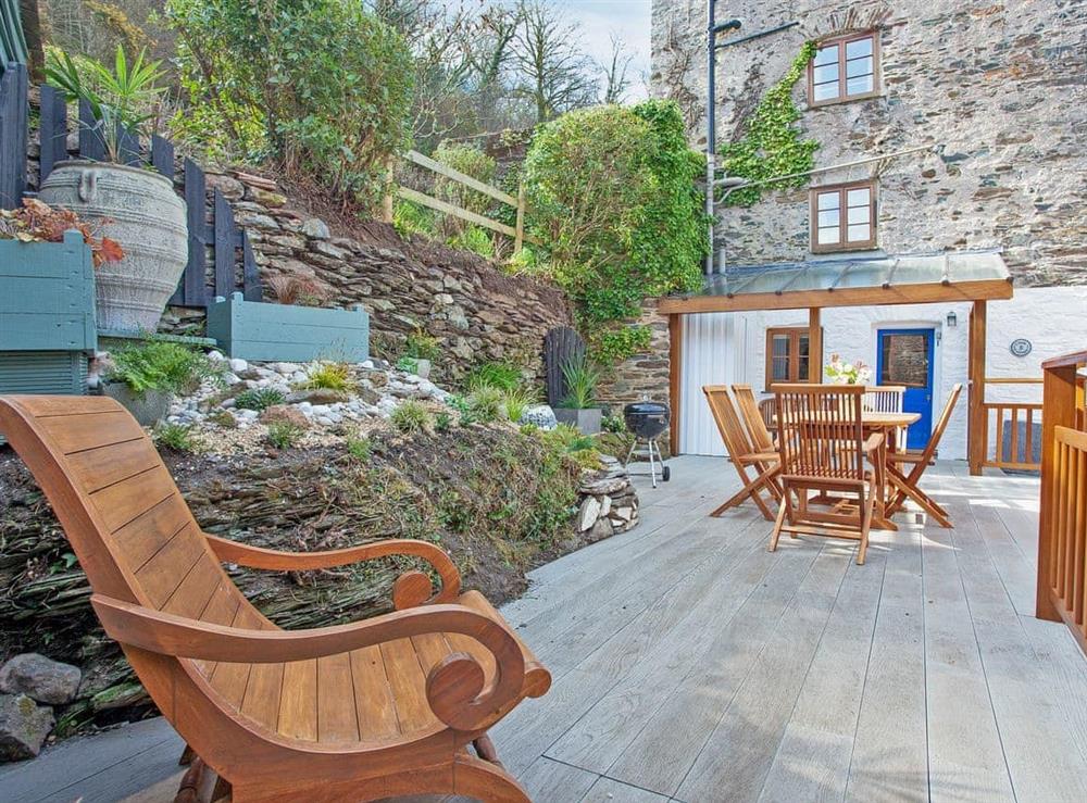 Outdoor area (photo 4) at 1 Castle Cottage in Bow Creek, Nr Totnes, South Devon., Great Britain