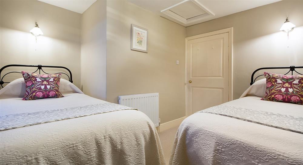 The twin bedroom at 1 Castle Cottage in Lincoln, Lincolnshire