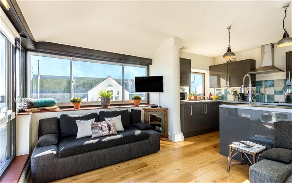 Open plan living at 1 Channel View in Lyme Regis