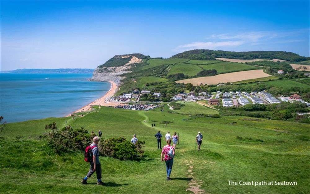 The coastal path to Seatown at 1 Channel View in Lyme Regis