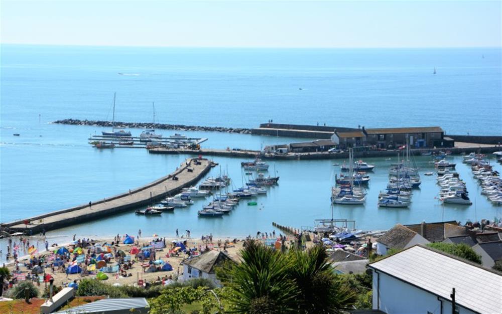 The Cobb and Harbour at 1 Channel View in Lyme Regis