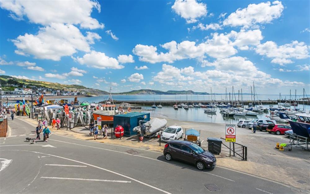 The picturesque Harbour  at 1 Channel View in Lyme Regis