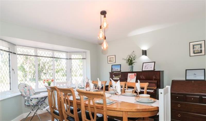 This is the dining room at 1 Charlotte Close, Talbot Village