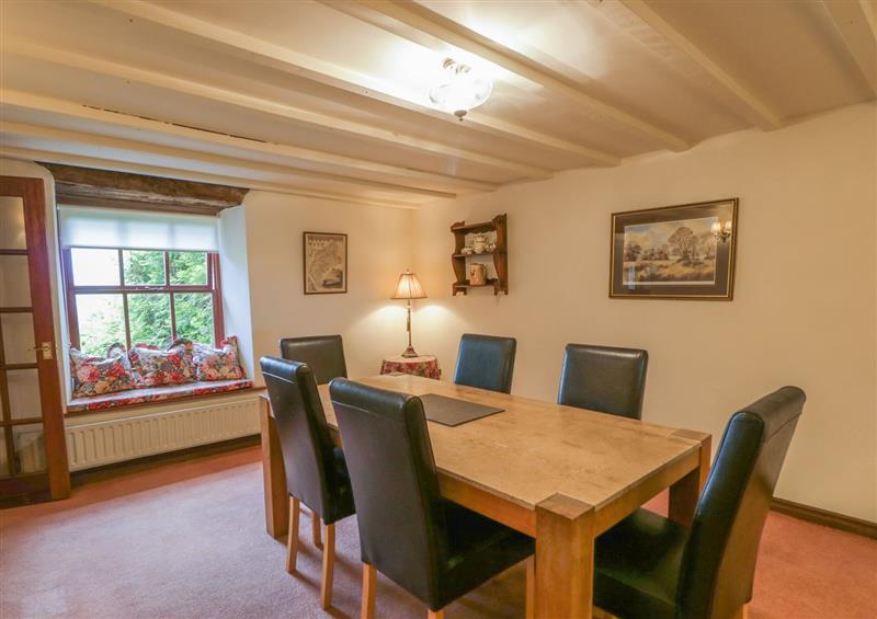 The dining area at 1 Cherry Tree Cottage, The Green near Millom