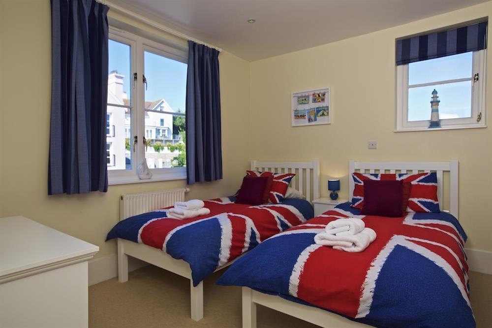 Twin bedroom (1st floor) at 1 Combehaven in , Salcombe
