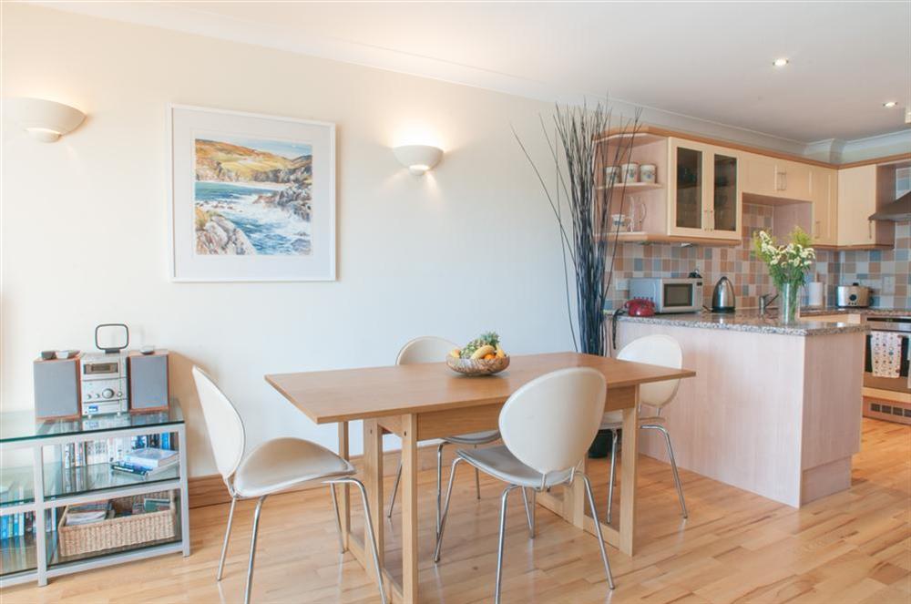 Dining area at 1 Crabshell Quay in Embankment Road, Kingsbridge