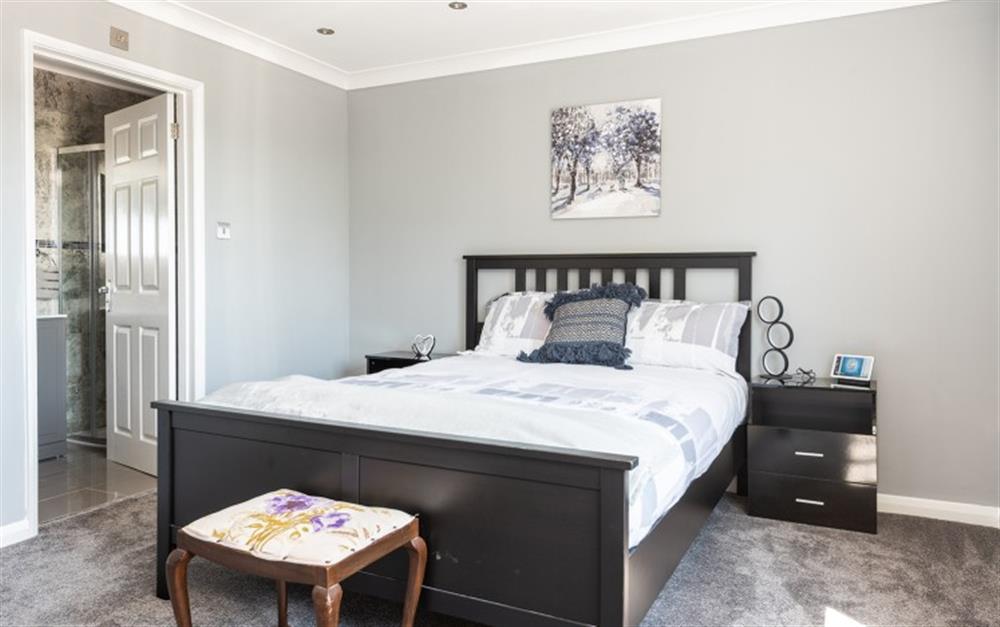 Another view of the spacious master bedroom at 1 Crestfields in Strete