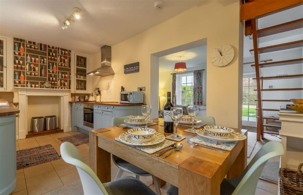 Ground floor: A view of the kitchen  at 1 Dix Cottages, Thornham near Hunstanton