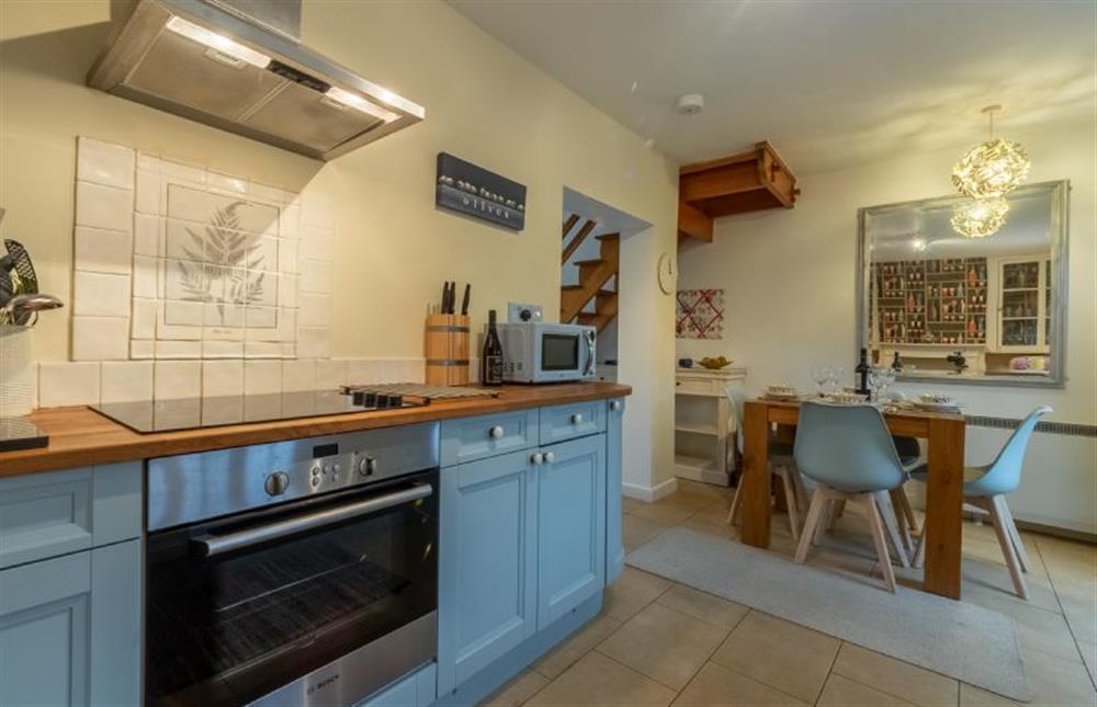 Ground floor: Kitchen with dining area (photo 2) at 1 Dix Cottages, Thornham near Hunstanton