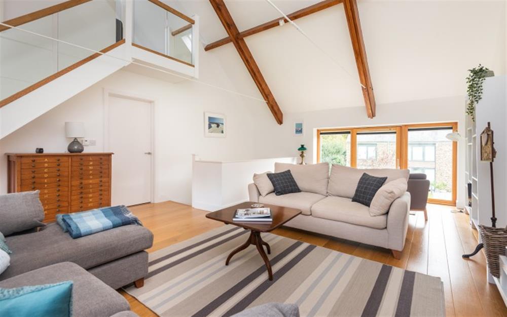 Spacious sitting room with vaulted ceilings. at 1 Dufour in East Allington