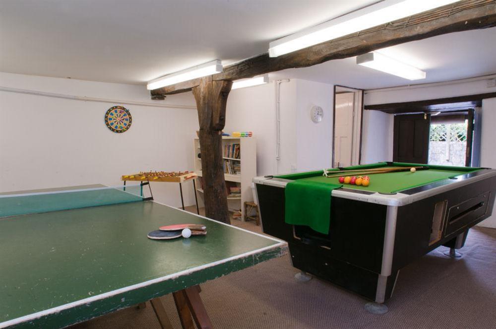 Games Room at 1 Easton Barn in Bigbury, Nr Kingsbridge