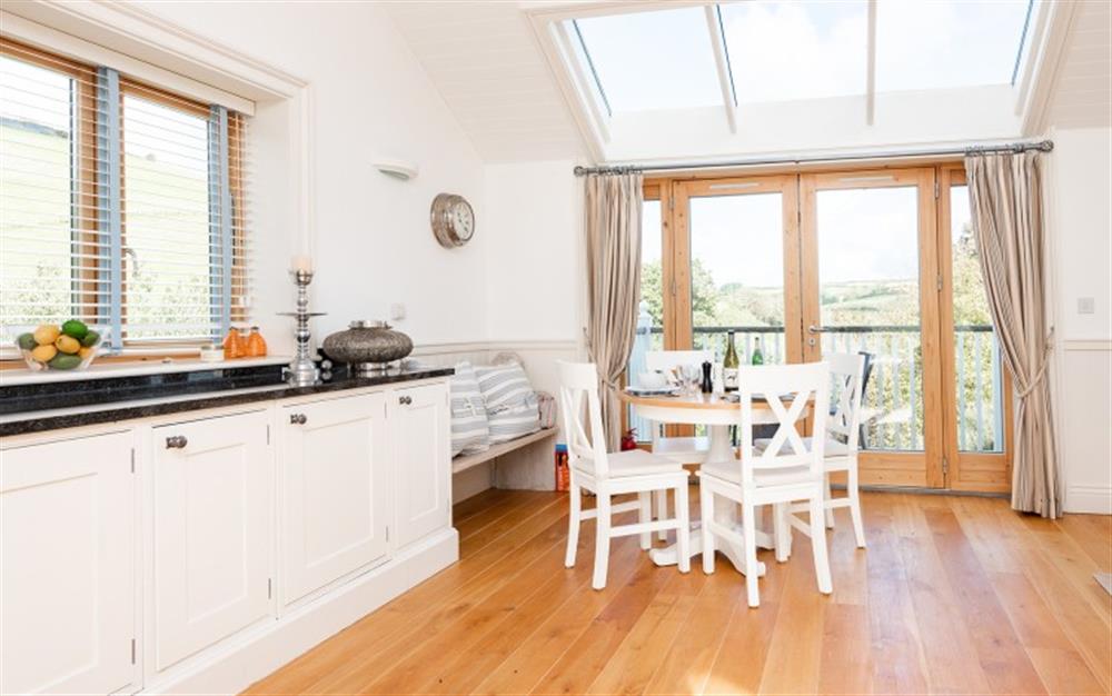 Relax while you dine or work from your holiday home! at 1 Edith Mews in Hallsands