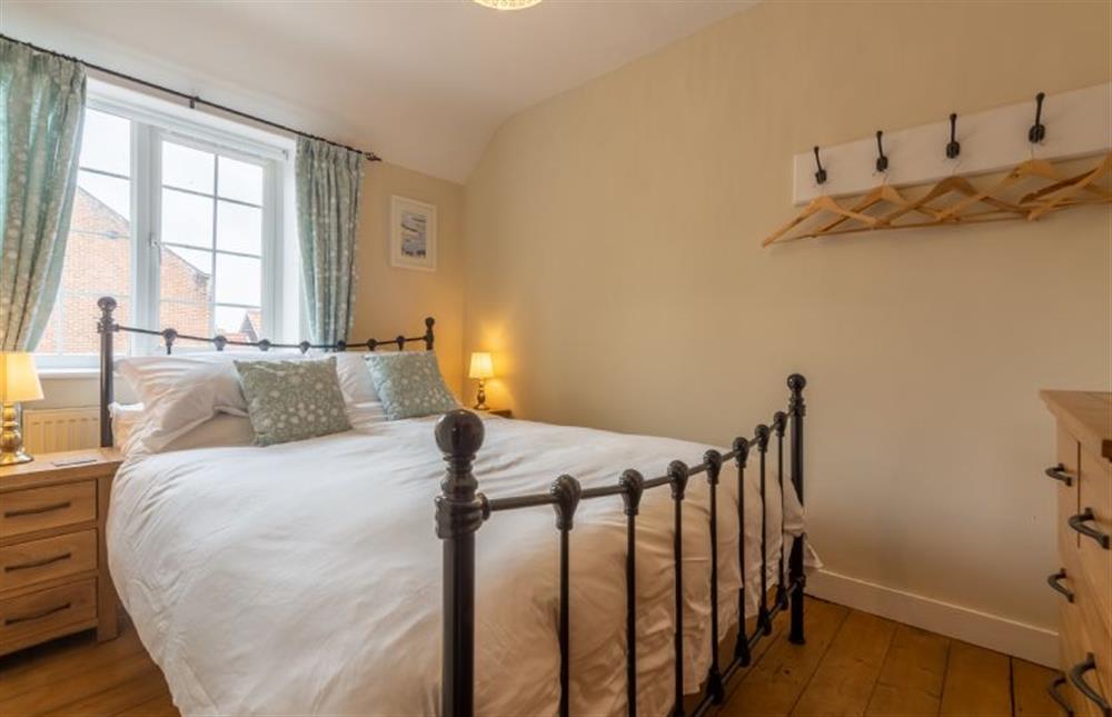 First floor: Bedroom two with super-king bed at 1 Hall Lane Cottages, Thornham  near Hunstanton