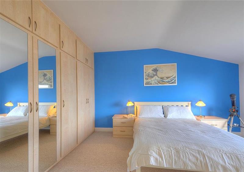 One of the bedrooms at 1 Harbour Heights, Lyme Regis