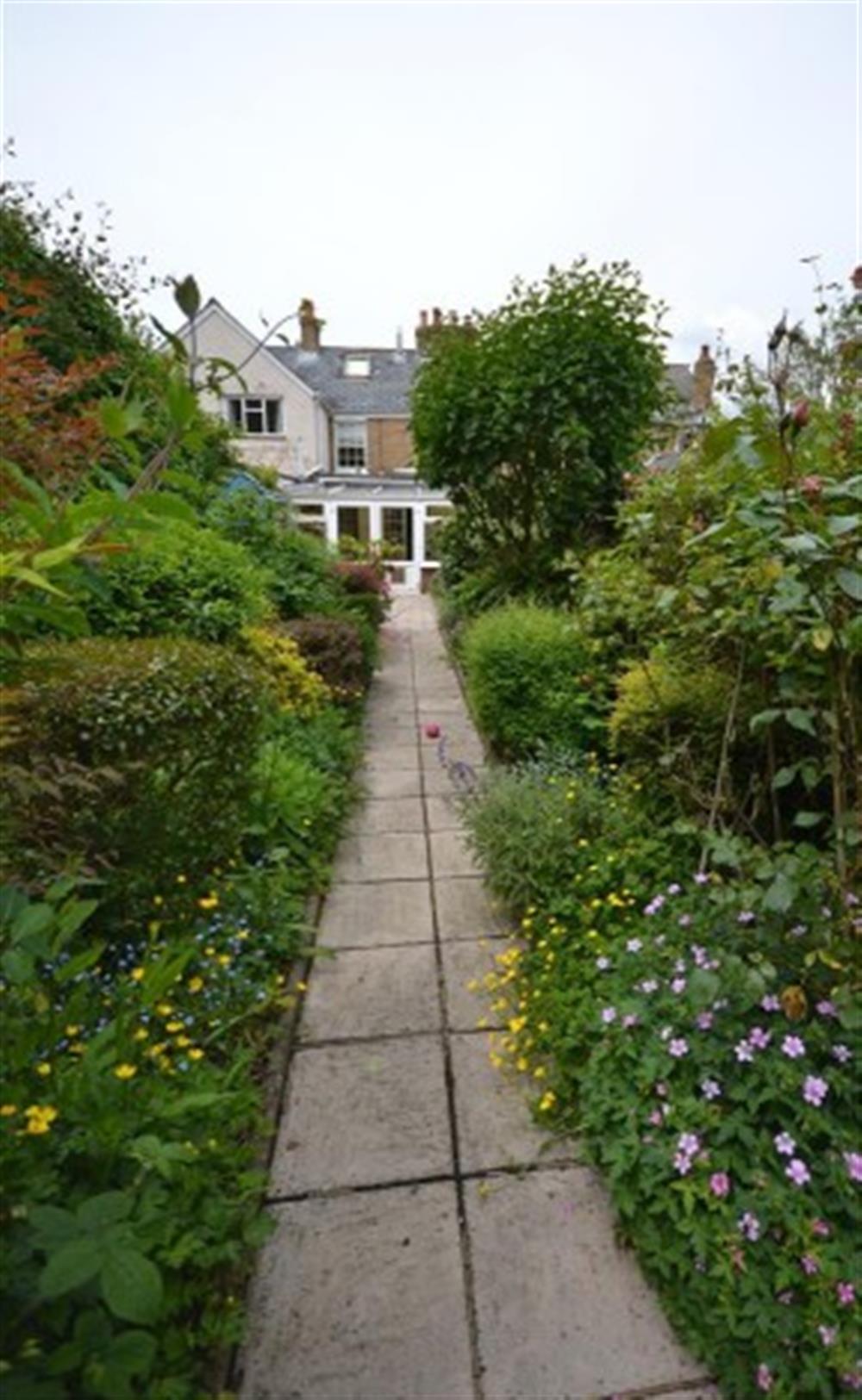 Rear garden at 1 Heath View in East End