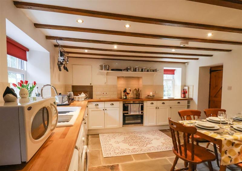 This is the kitchen at 1 Hollins Cottages, Grosmont