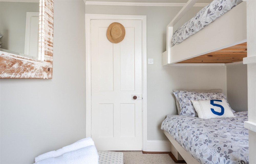 This is a bedroom at 1 Island Street in Salcombe