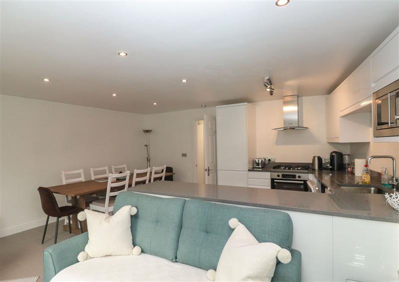 The living area at 1 Kents Mews, Torquay