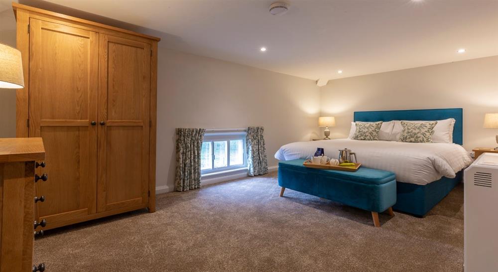 The double bedroom at 1 Lichfield Lodge in Stafford, Staffordshire