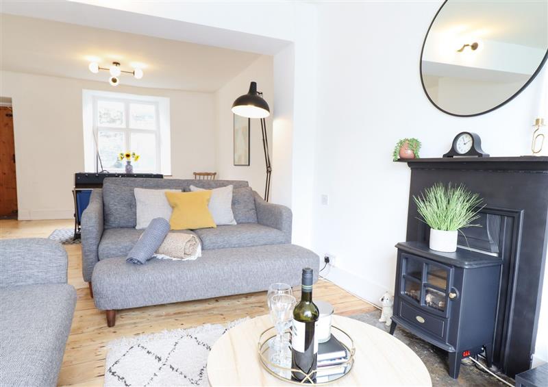 Relax in the living area at 1 Lombard Street, Porthmadog