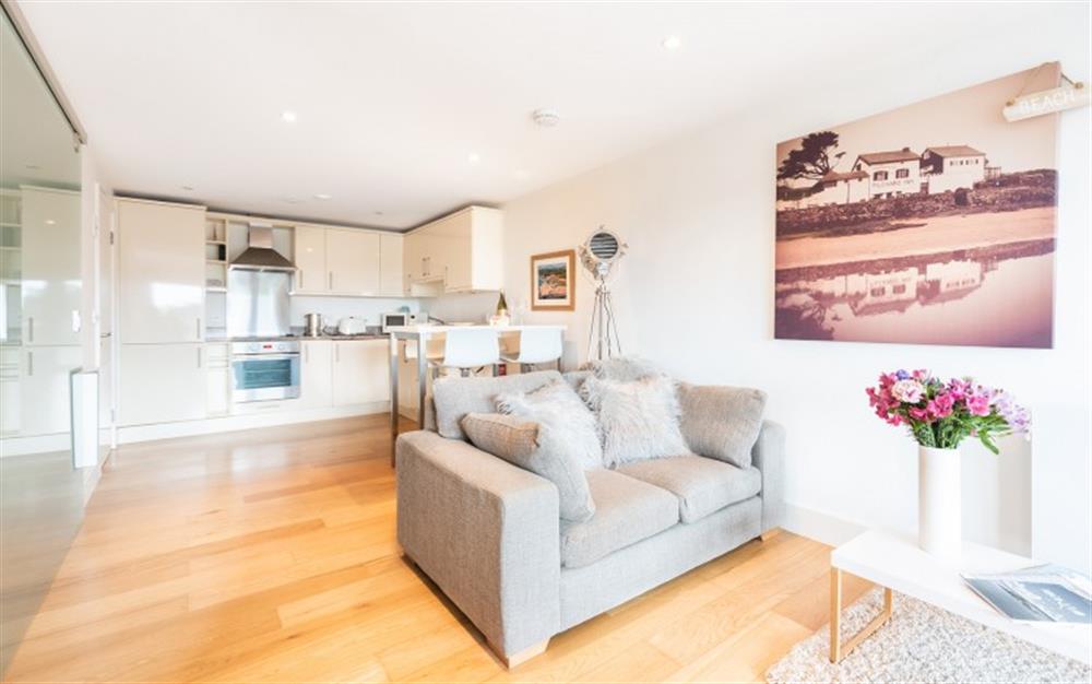 Another look at the open plan living  at 1 Lower Sandbanks in Bigbury-on-Sea