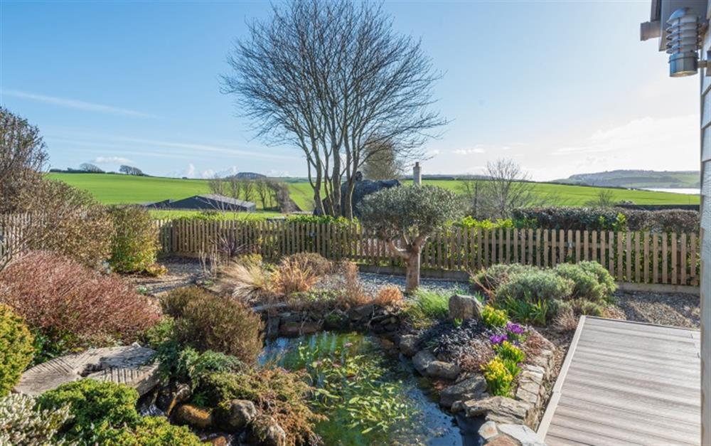 Picturesque views across fields across to Salcombe and the estuary at 1 Lyte Lane in West Charleton