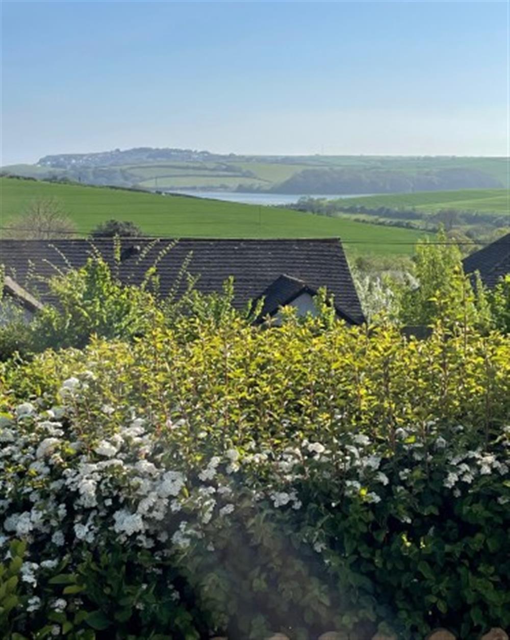 Views across the fields to Salcombe at 1 Lyte Lane in West Charleton