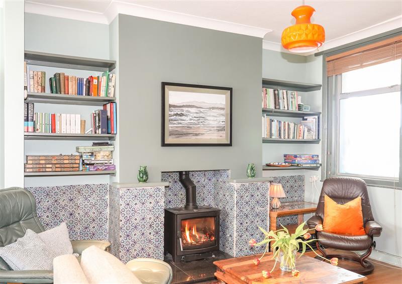 Relax in the living area at 1 Marine Terrace, Rhosneigr