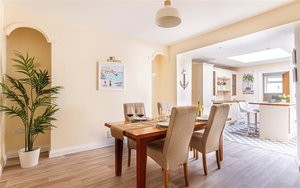 Relax in the living area at 1 Marine Terrace in Wadebridge