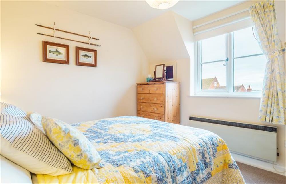 Bedroom two with a double bed at 1 Market Hill, Orford