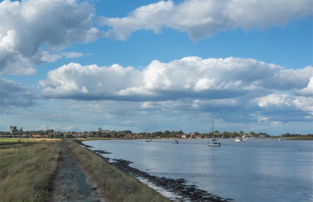 The River Ore looking back towards Orford at 1 Market Hill, Orford