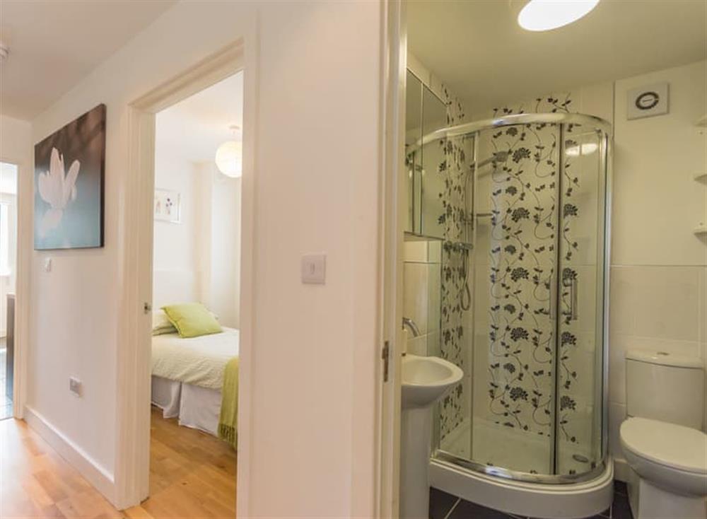 Shower room at 1 Middle Manor Cottages in Brixham, South Devon