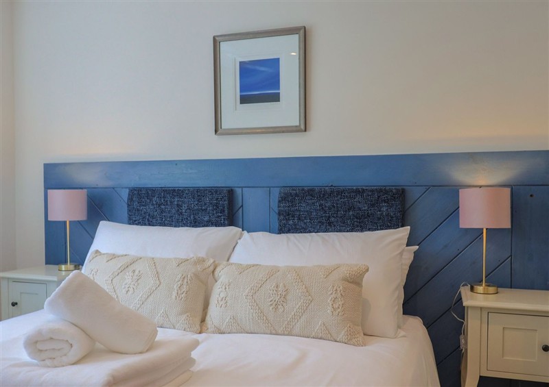 One of the bedrooms at 1 Mill Green Court, Lyme Regis
