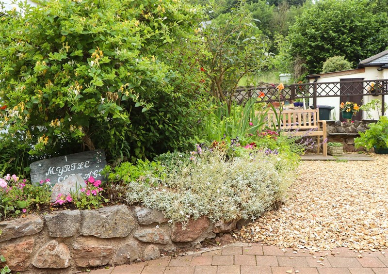 The garden in 1 Myrtle Cottages (photo 3) at 1 Myrtle Cottages, Stokeinteignhead