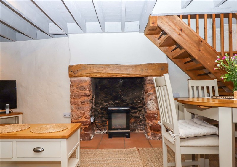 The living area at 1 Myrtle Cottages, Stokeinteignhead