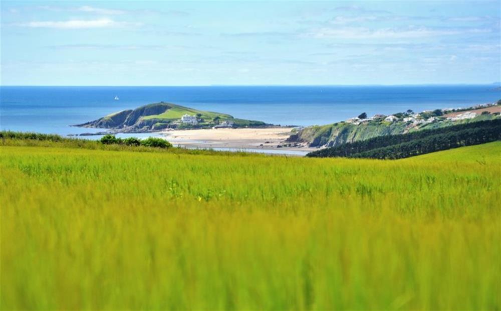 Burgh Island - as seen from the fields nearby. at 1 North Upton Barns in Bantham