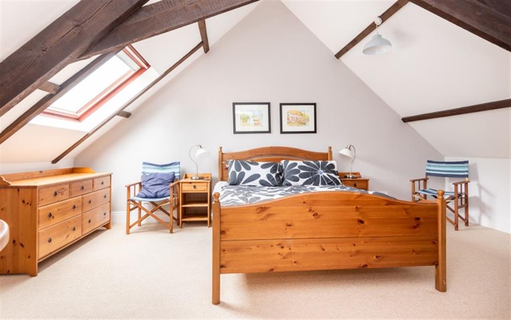 First floor double bedroom  at 1 North Upton Barns in Bantham